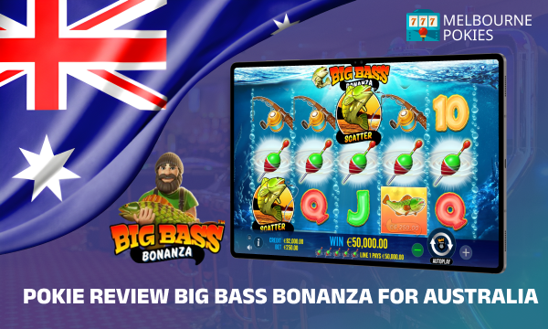 A simple and exciting Big Bass Bonanza fishing-themed pokie offers great bonuses and free spins for Australian players