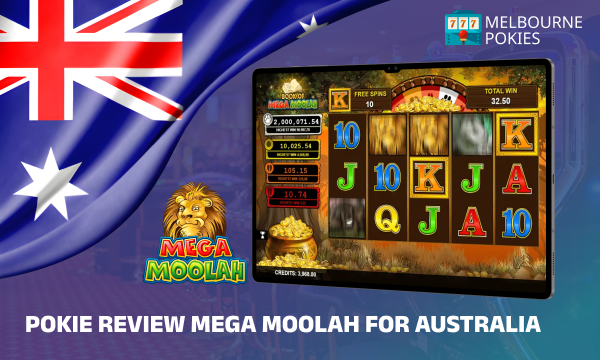 The popular Mega Moolah game offers players in Australia exciting gameplay and the chance to hit a huge progressive jackpot, attracted by balanced payouts and features