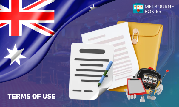 Melbourne-Pokies terms and conditions for Australian residents